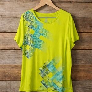 Energy Zone 1X (16/18W) Print Cotton Polyester Spandex Shirt